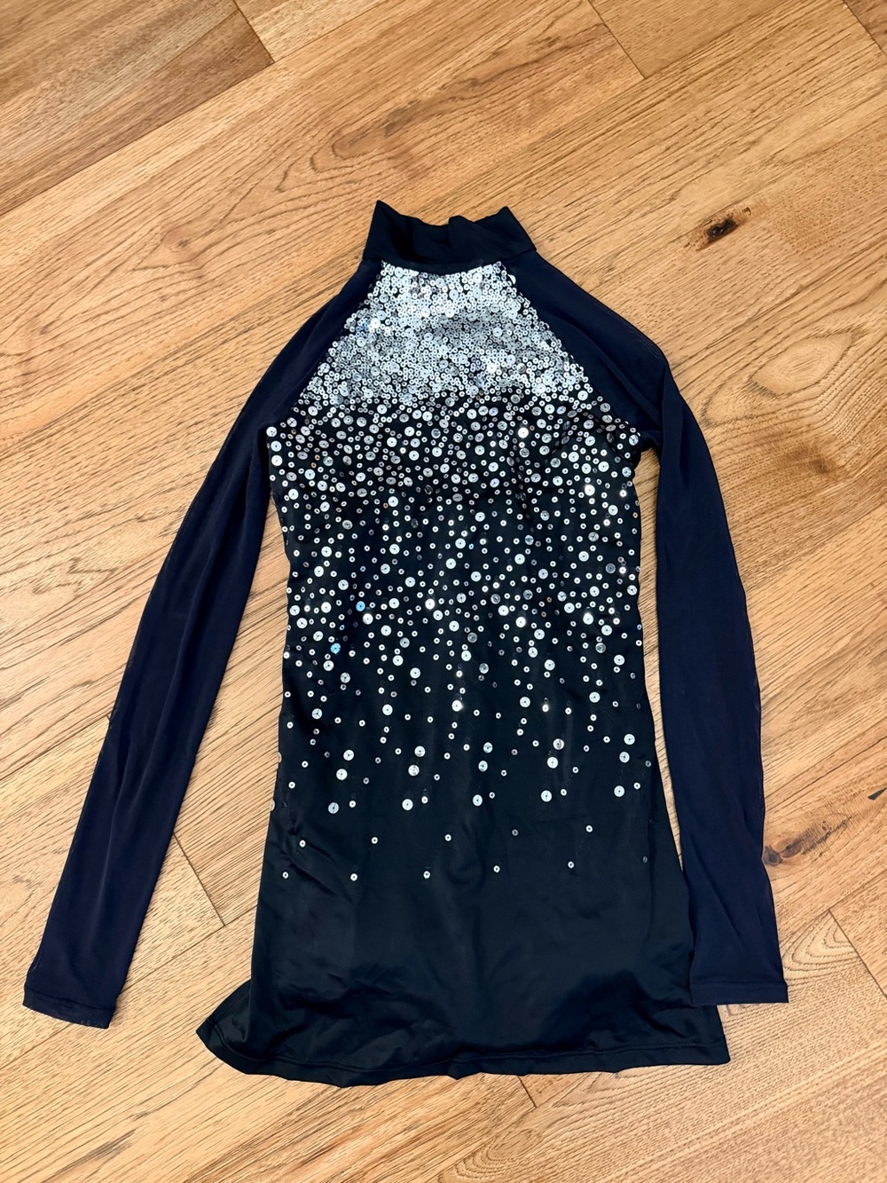 Weissmans/Balers Black Sequin Shift Dress